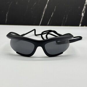 NEW BURBERRY BE4462 345287 SUNGLASSES BLACK UNISEX BE4462 3452/87 FABRIC CHAIN
